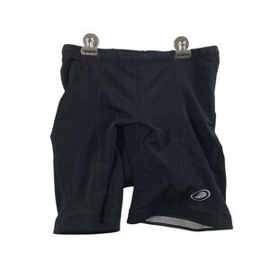 Performance Womens Padded Cycling Shorts Black Size M Style 10-0677 Made in USA